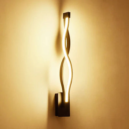 LED Aluminum Wave Wall Light